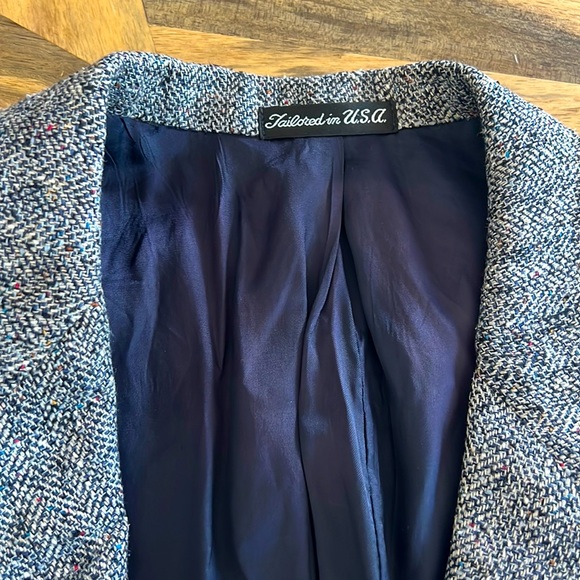 Vintage H. Freeman & Son Tweed Blazwr - Picture 2 of 7